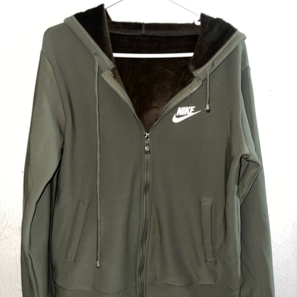 Nike Women's Olive Green Jacket & pants set